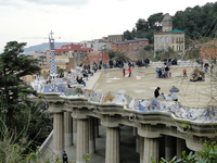 Park Guille Town square area surrounded by bench