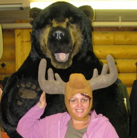 Love that Moose Hat!!! No didn't buy it - just borrowed it!