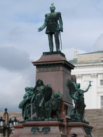 Russian Alexander the 2nd Statue