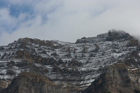 Recent snow on the mountains