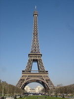 Eiffel on a beautiful clear day