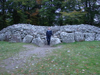 Cairn burial chamber