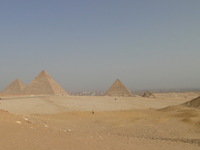 The Giza plateau Pyramids