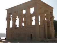 Roman Emperor's bedroom next to Isis Temple